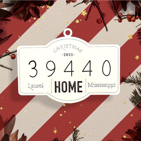 Personalized Zip Code Ornament